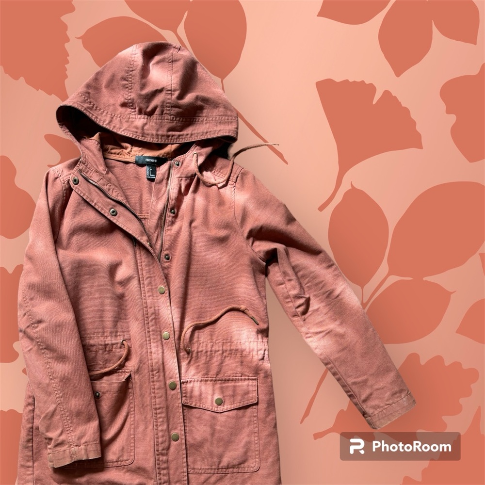 Forever 21 hooded women’s jacket 🩷